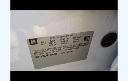 Used OEM Throttle Body Assembly – GM 2013-2020  2.5L