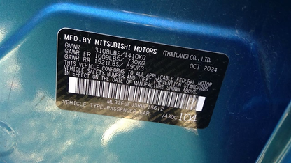 OEM Used Instrument Cluster Speedometer – 20,000 Miles – 2021-2024 Mitsubishi Mirage MPH – Part # 8100C915