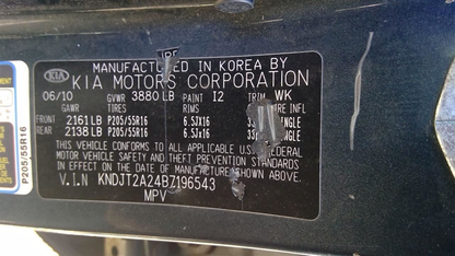 Used 2010-2011 Kia Soul 2.0L 4-Speed Automatic Transmission OEM 4500023470