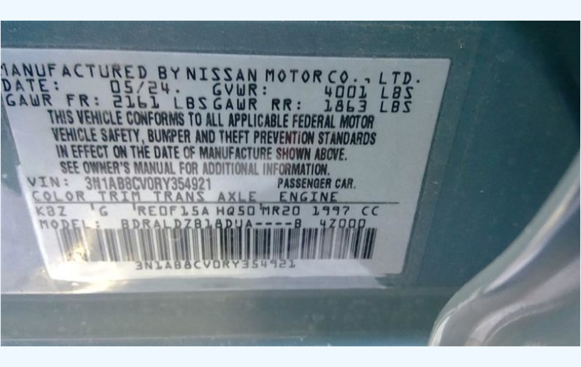 OEM Right Passenger Side Decklid Tail Light Lamp Nissan Sentra 2020-2025 265506LB5A Halogen