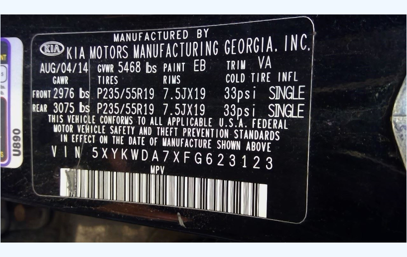 2012-2016 Hyundai Kia Azera Cadenza Santa Fe Sedona Sorento Starter 36100-3C221