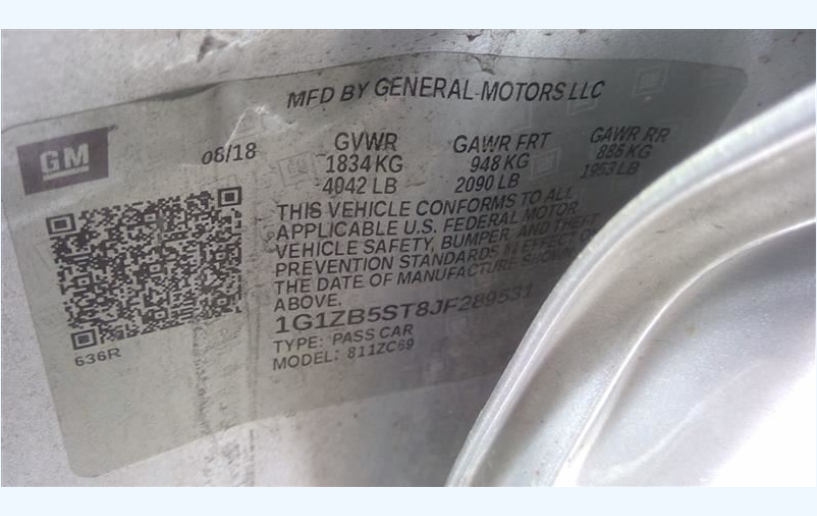 Used OEM Throttle Body Assembly – GM 2016-2025 1.5L / 1.4L Gasoline