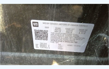 OEM 2019-2022 Chevrolet Equinox Instrument Cluster Speedometer MPH 84642813 - 24,361 Miles