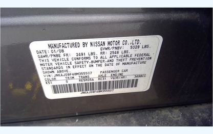 Infiniti Nissan OEM Left LH Throttle Body Assembly2008–2013 VQ35HR VQ37VHR 337-50174L