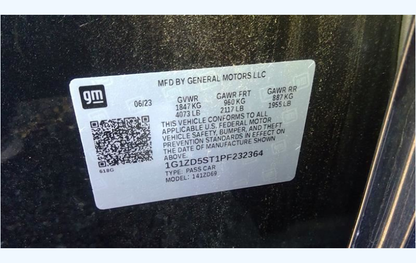 Used OEM Throttle Body Assembly – GM 2016-2025 1.5L / 1.4L Gasoline